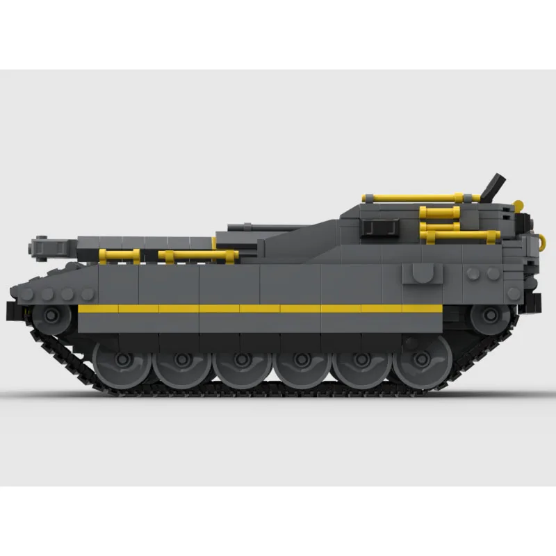 City MOC-265144 Transportation and Military Tank Truck Model, 987 Parts, Customizable Adult Educational Building Block Toy Gift