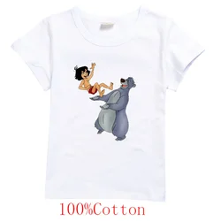 The Jungle Book Kids Clothes T Shirts Children Cartoons Casual Tops Boys Girls Teenager Outfits Tee Shirt
