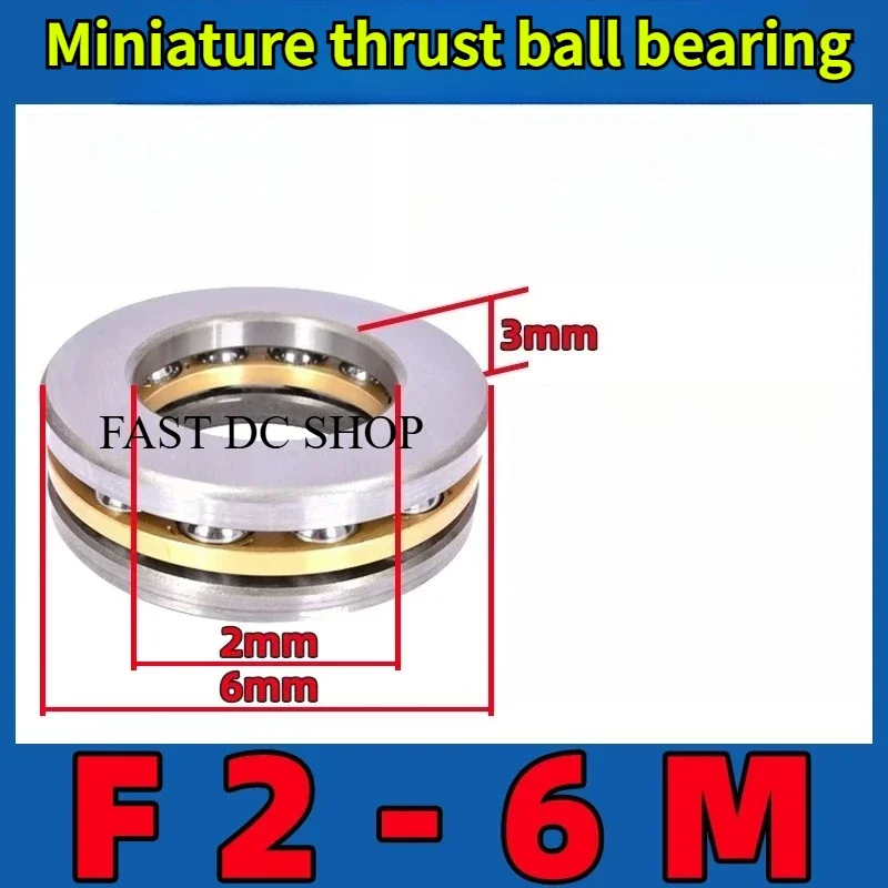 F Series Inner Diameter of Miniature Small Plane Pressure Thrust Ball 2 3 4 5 6 7 8 9 10  Bearing