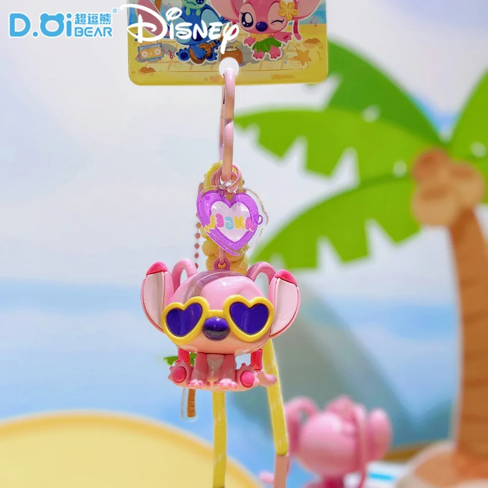 New Genuine Stitch Hand Rope Series Keychains Cute Cartoon Toys Pendants Keyrings Car Key Chains Accessories Kids Holiday Gifts