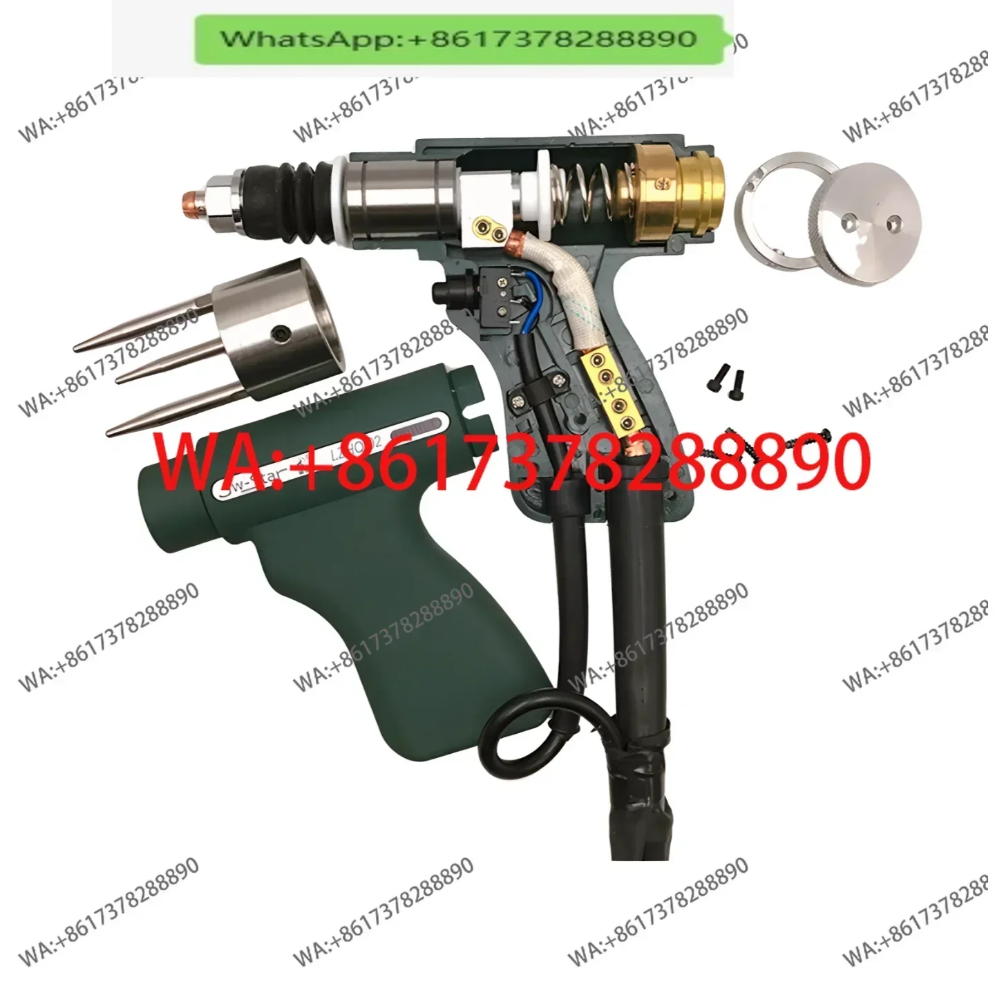 4M Cable LZHQ-02 Stud Welding Torch Capacitive Discharge Energy Storage Stud Gun 35-50 Fitting
