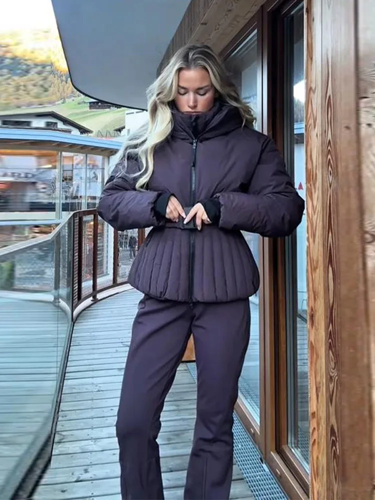 فساتين بذلة قصيرة للسيدات مطبوعة بالورود وياقة على شكل زهرة فساتين مثيرة عالية الشارع وأكمام طويلة ملفوفة موضة 2025