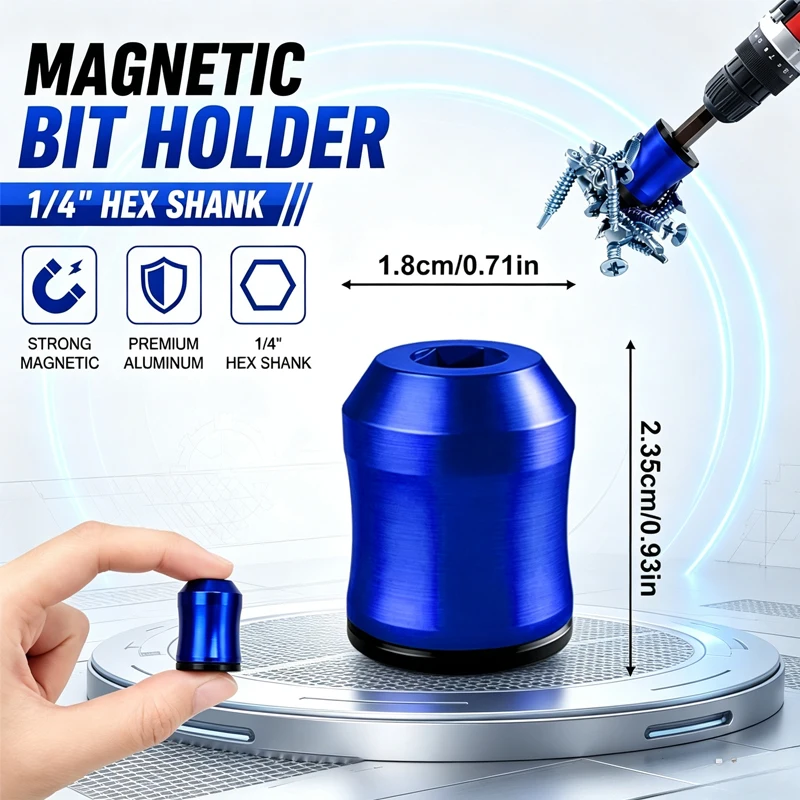 1/4-Inch Hex Shank Strong Magnetic Ring Magnetizer/Demagnetizer For Drill Bits And Screwdriver Bits