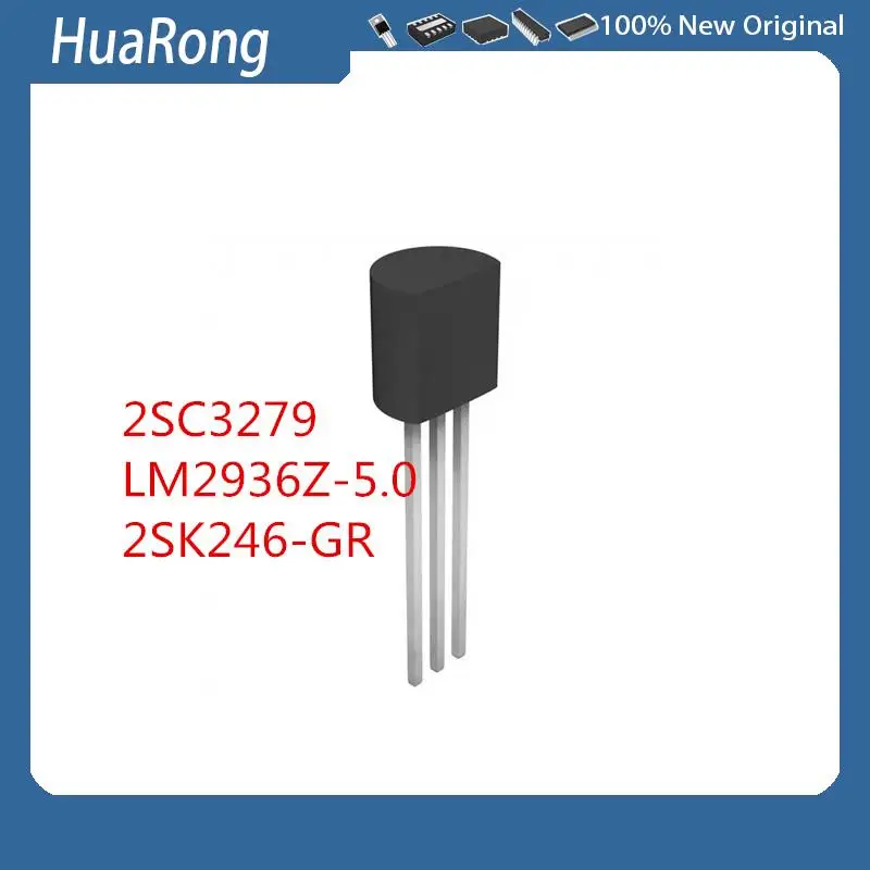 10Pcs/Lot    2SC3279   C3279  3279 NPN   LM2936Z-5.0  2SK246-GR  TO-92