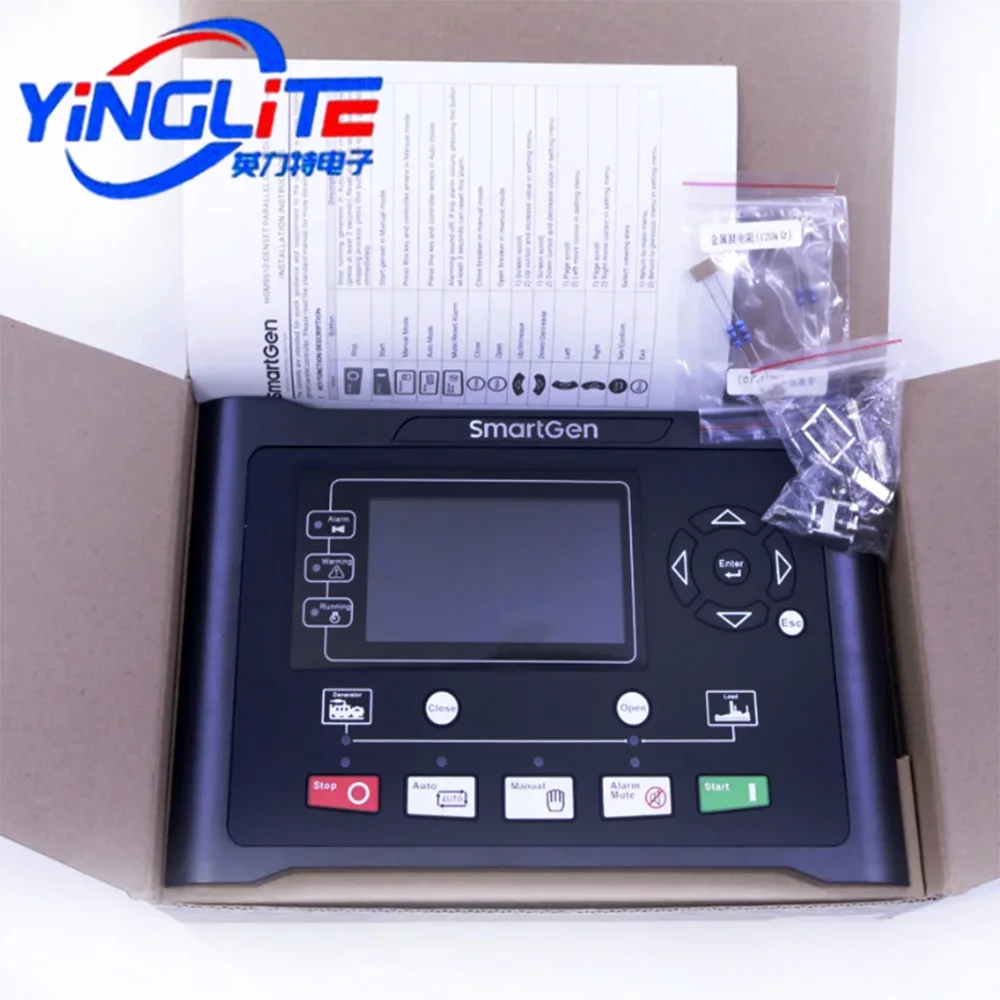 

Оригинальный HGM9530 SmartGen HGM9530N автоматический контроллер генератора параллельной системы, резервная панель управления параллельной генераторной установкой