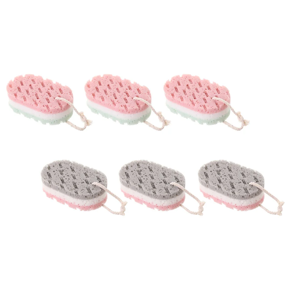 

6 Pcs Bath Sponge Shower Body Exfoliating The Bubble Bathroom for Cleaning Bathing Making Wash