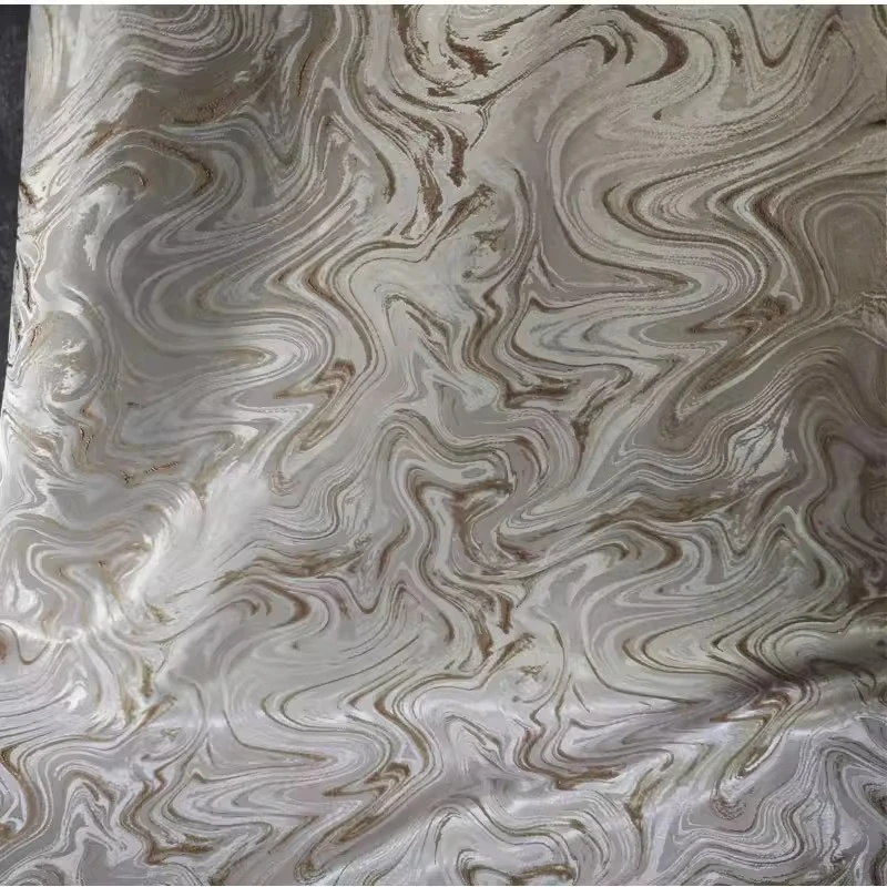 Irregular Water Ripple Jacquard Fabric for Designers Fashion Stages Film Television Creative Clothing By Meter Diy Sewing Cloth