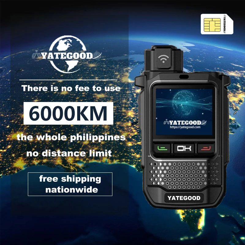 

YATEGOOD G650 Walkie Talkie No distance limit Intercom Long standby Portable More than 5000KM 4G 5G