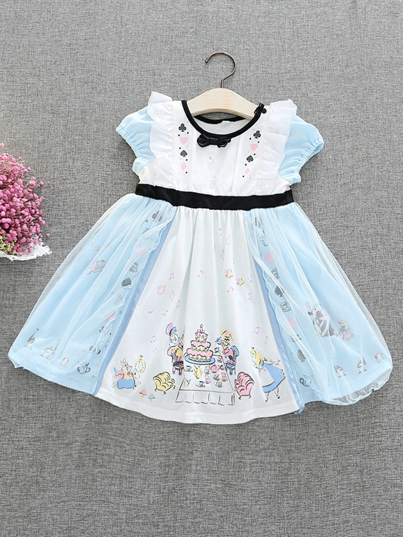 Baby Girl Birthday Party Dress Princess Elegant Tutu Flower Girl Dress Little Girl Special Occasion Ball Gown