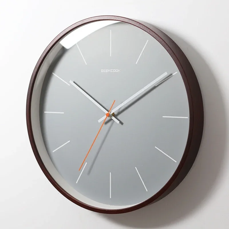 Nordic Modern Wall Clock Wood Large Wall Watch Mechanism Silent Kitchen Clocks Living Room Office Reloj Cucu Home Decor SC638