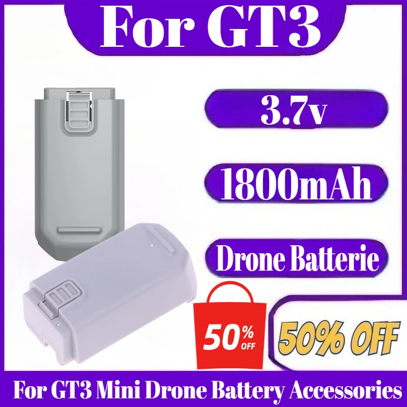 

For GT3 Mini Drone Battery Accessories 3.7v 1800mAh Drone Batterie