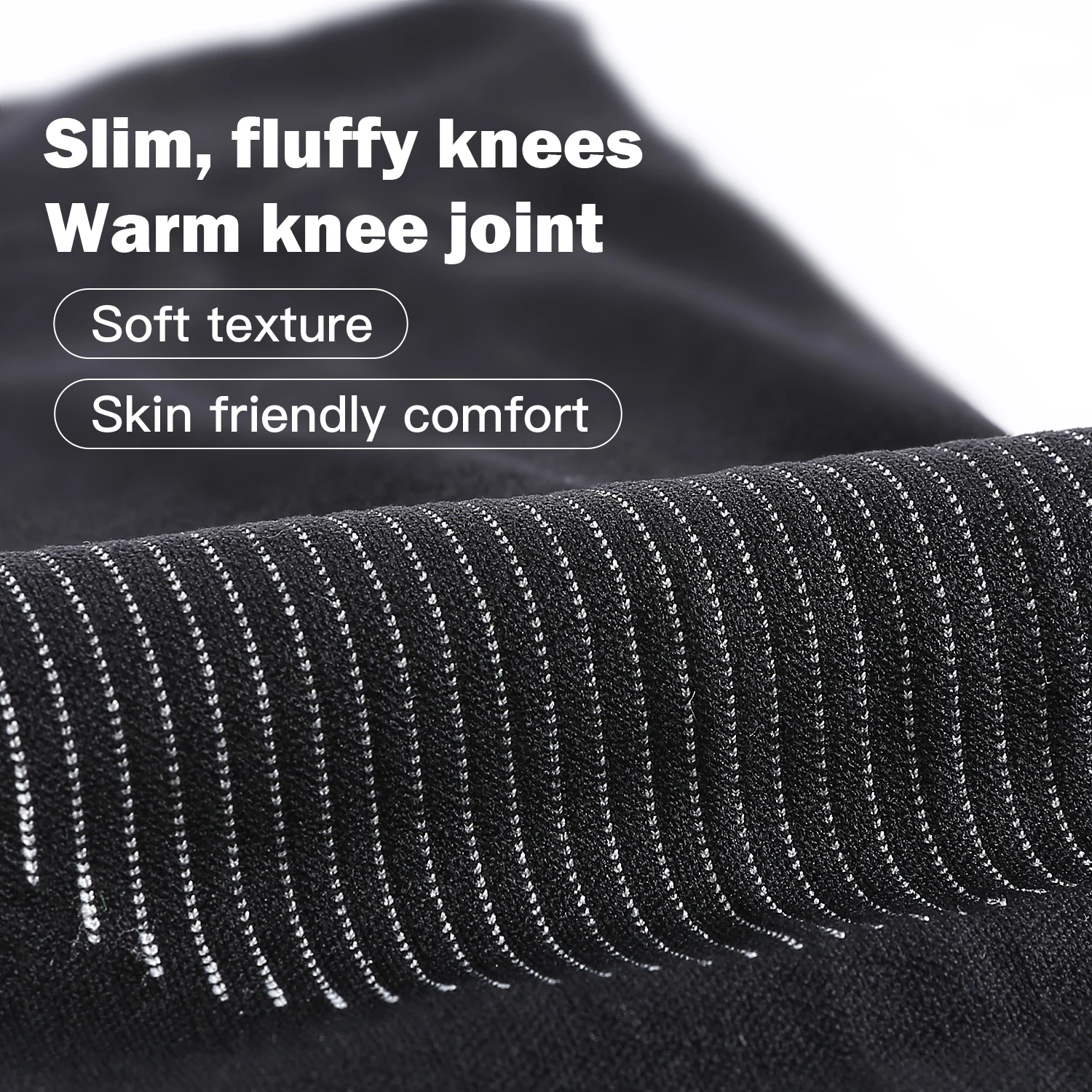 2 Pc Summer Ultra-Thin Breathable And Cool Knee Pads, High Elastic Fabric Silicone Anti Slip Air Conditioning Room Knee Pads