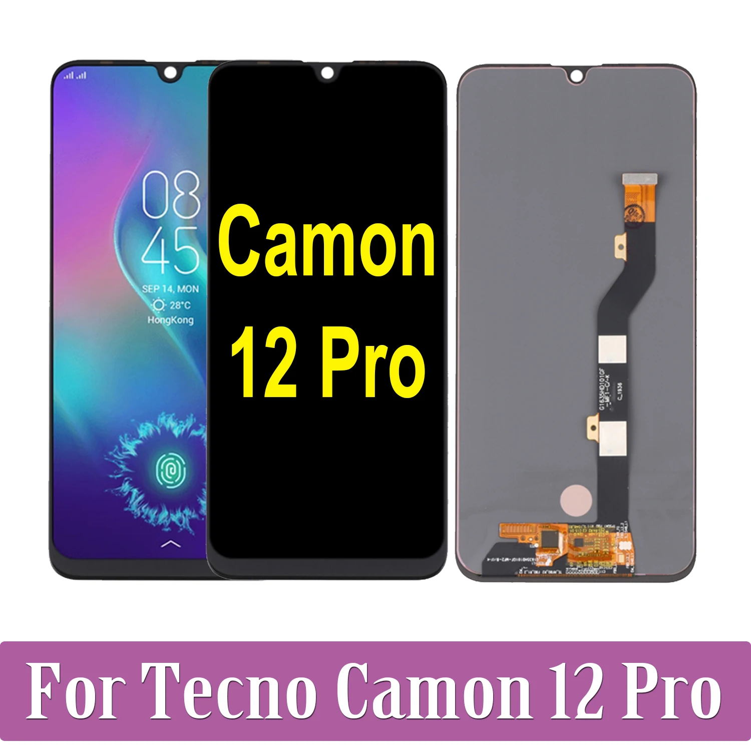 

AMOLED For Tecno Camon 12 Pro 12Pro LCD Display Touch Screen Replacement Digitizer Assembly