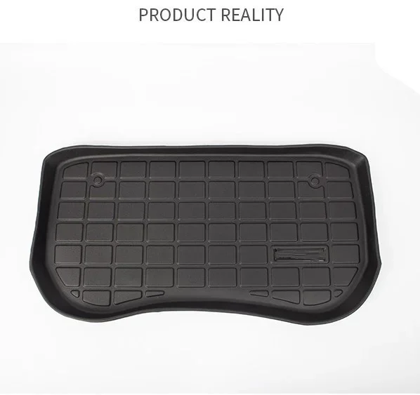 New Model3 Car Front Trunk Mat for Tesla Model 3 2021 Accessories TPE Mats Waterproof Wearable Cargo Tray Storage Pads