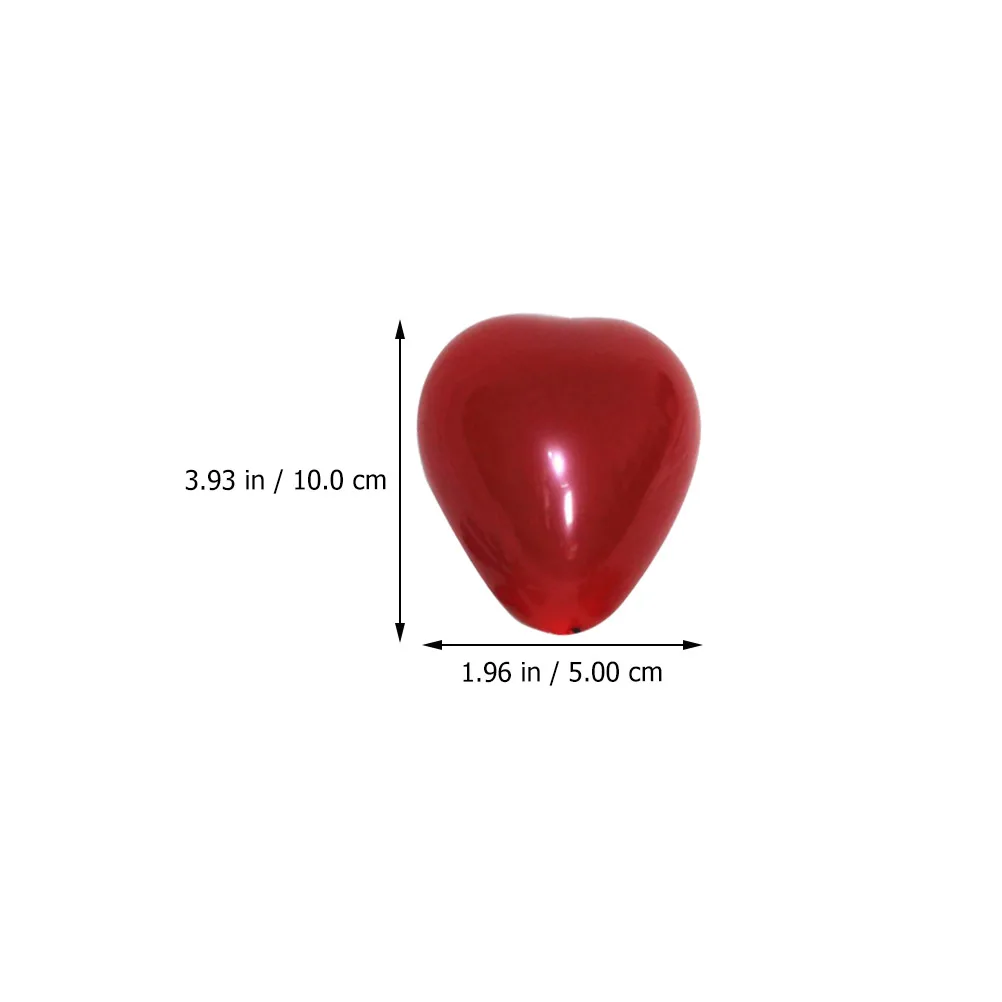 

50Pcs Heart Shape Balloons Deep Red Latex Wedding Day Decoration Marriage Room Decor Romantic Party Balloons Wedding Decors