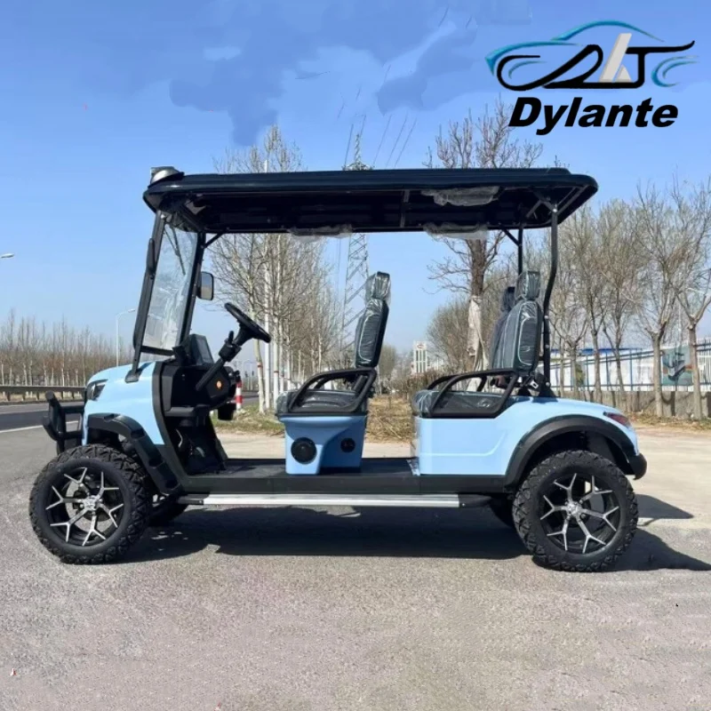 4 Seater Electric Golf Cart Lithium Golf Scooter Super Discount Electric Off-Road Golf Cart Can Be Legally Driven on the Road
