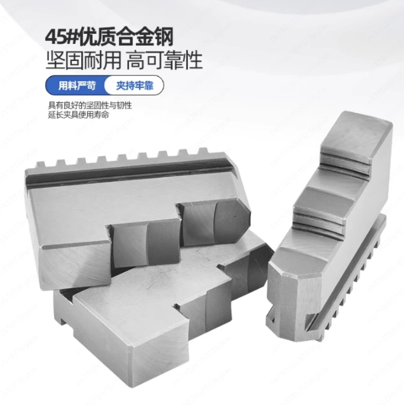 Self-centering three-jaw chuck front and back foot live jaw separation jaw