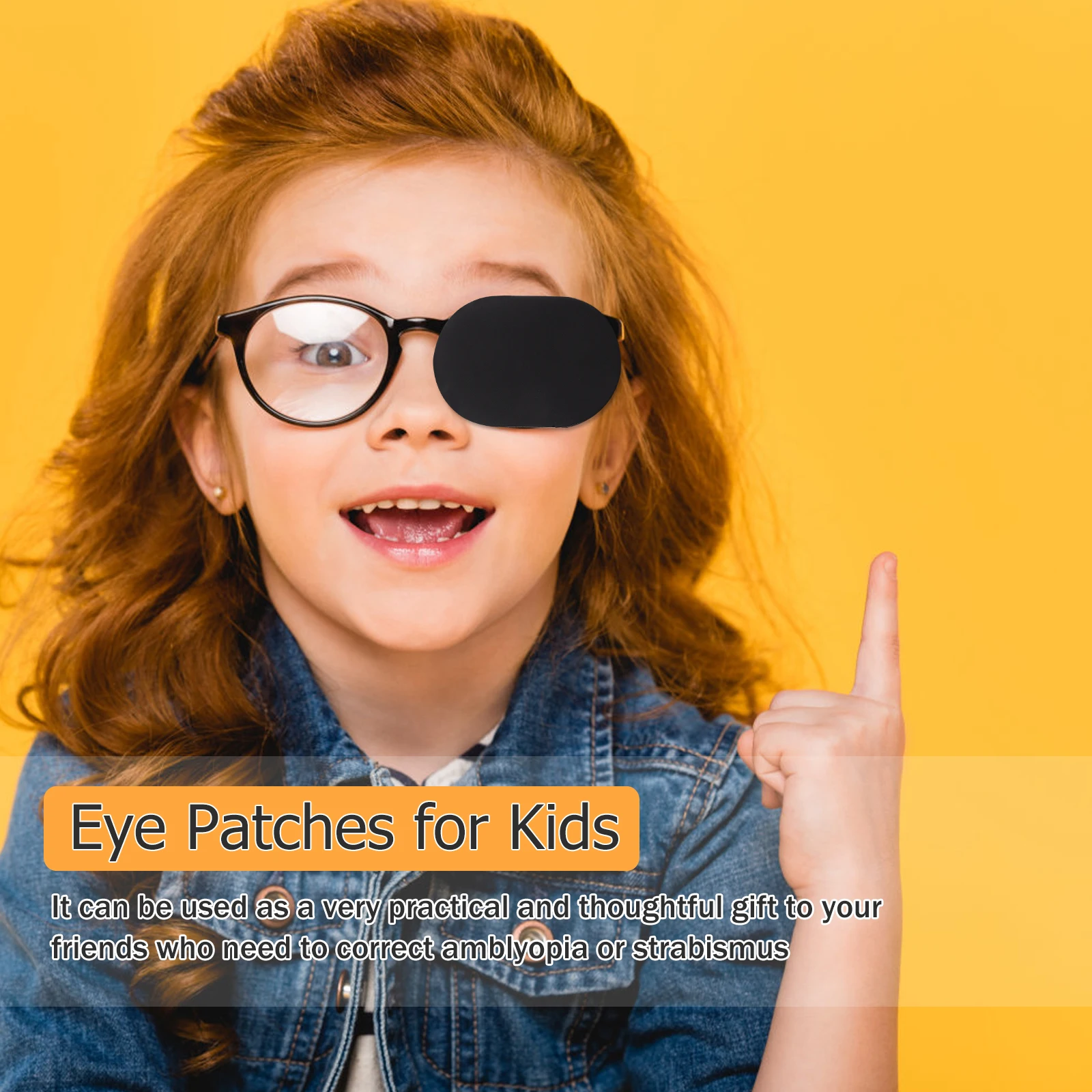 

2pcs Silicone Patches Strabismus Correction Lazy Train Supply Kids Glasses Cover Protector Amblyopia Patches Tool
