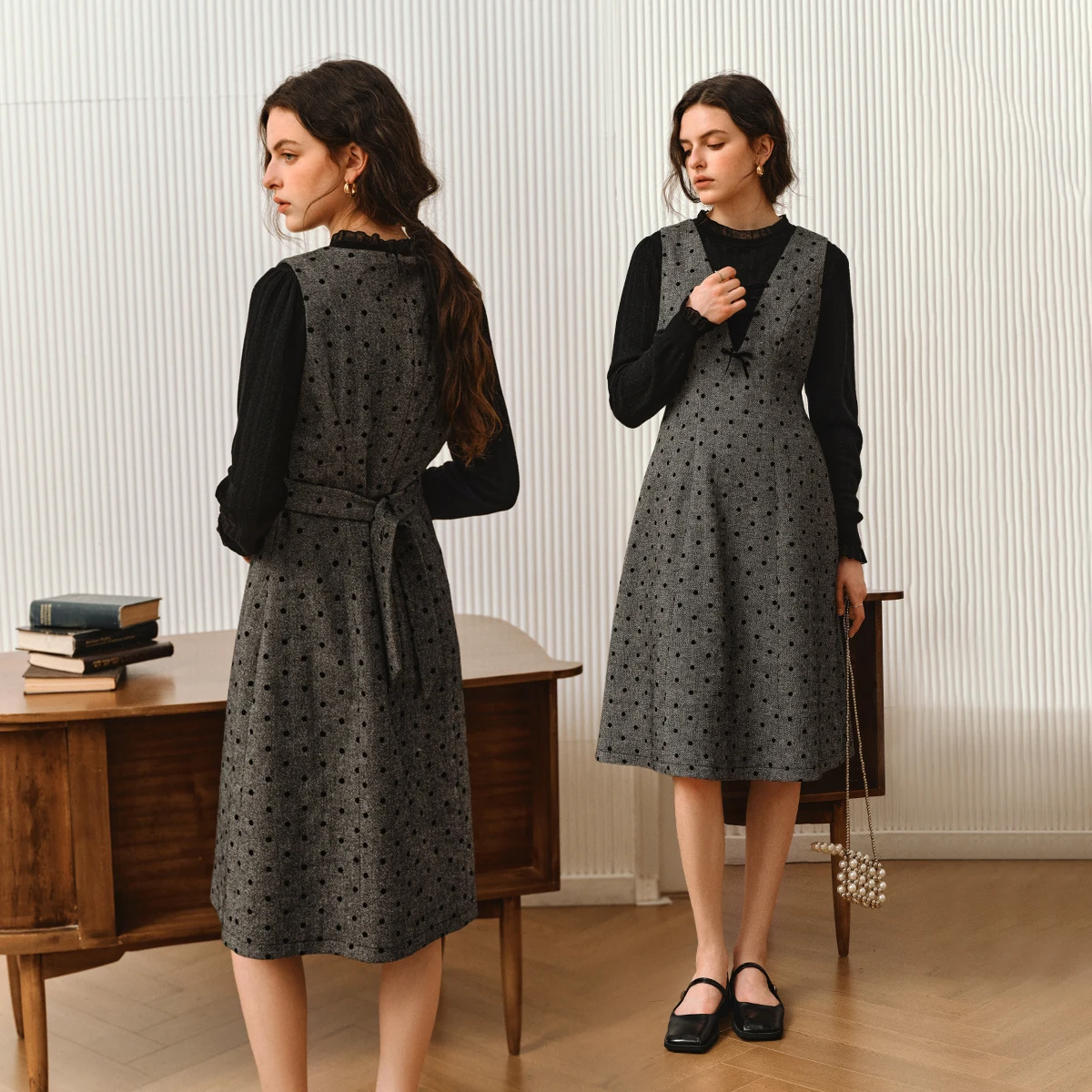 OLrain Dames Franse V-hals Jur - Winter Clothing In French recensie en prijs
