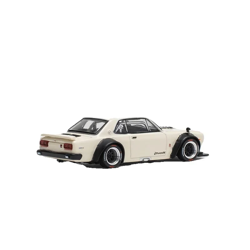 XCarToys-x Pop Race 1:64 SKYLINE GT-R V8 DRIFT, modelo de coche blanco fundido a presión