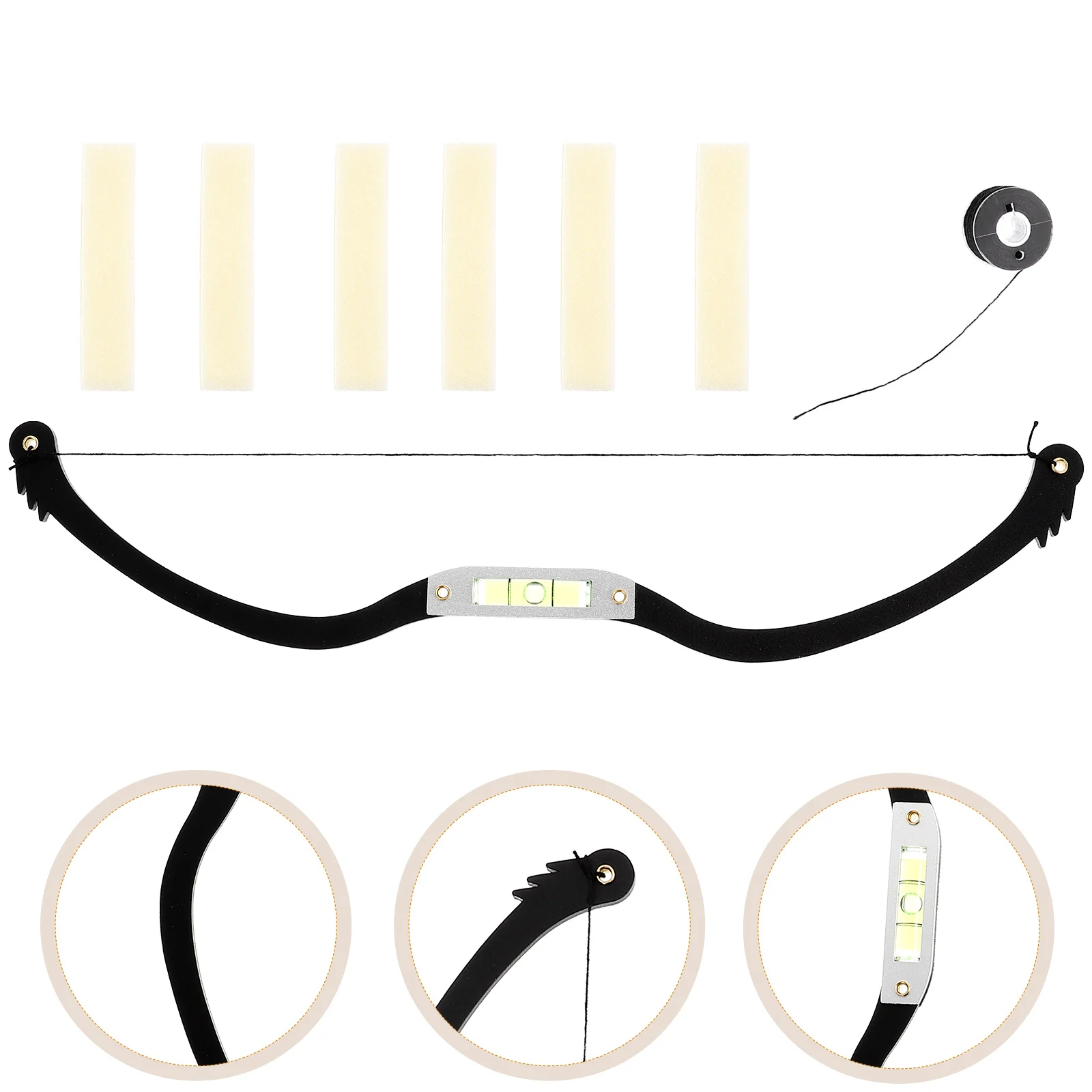 

1Set Eyebrow Ruler Bow Shaped Mapping Tool Adjustable Measuring Tool for Symmetrical Eyebrow Drawing Tattoo Threading