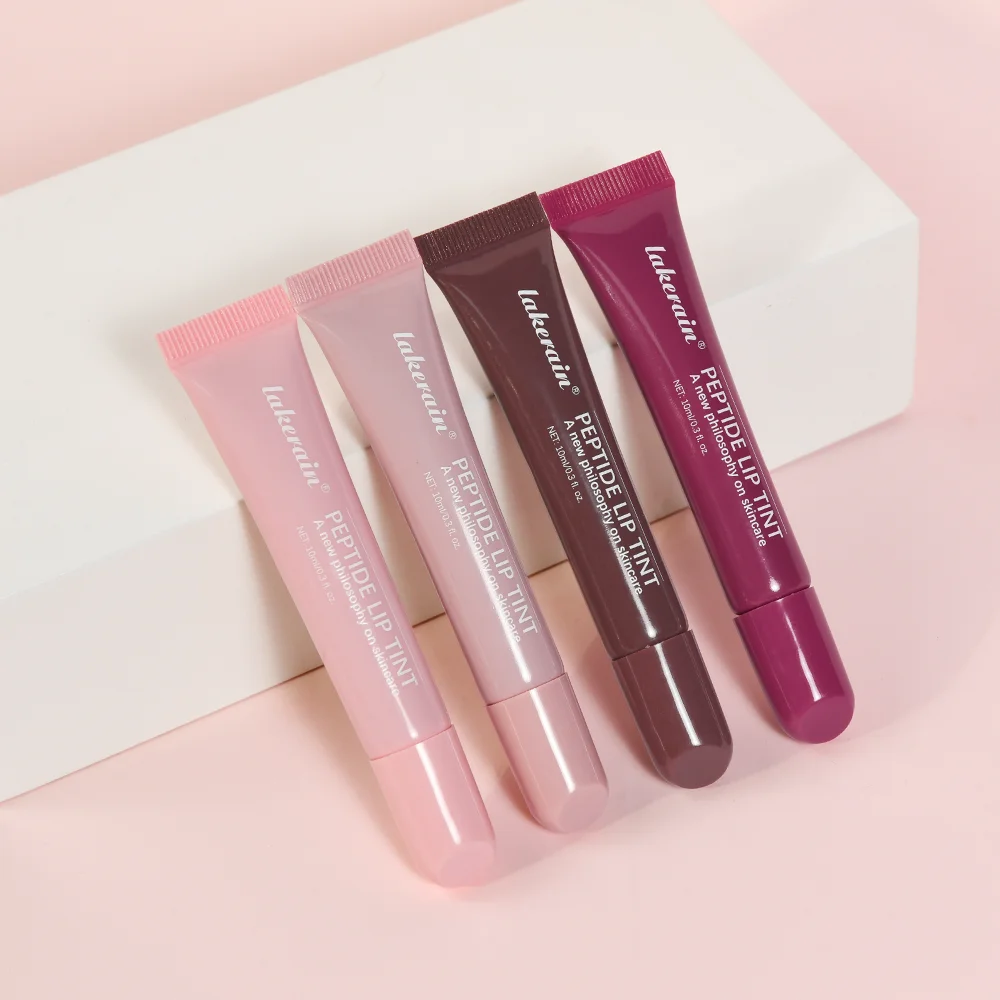 Lakerain الشفاه ترطيب الصقيل بلسم 2 في 1 ملمع الشفاه مرطب دائم مرآة لوضع مساحيق التجميل إصلاح خفيف كريم البشرة الزجاج ملمع الشفاه #1