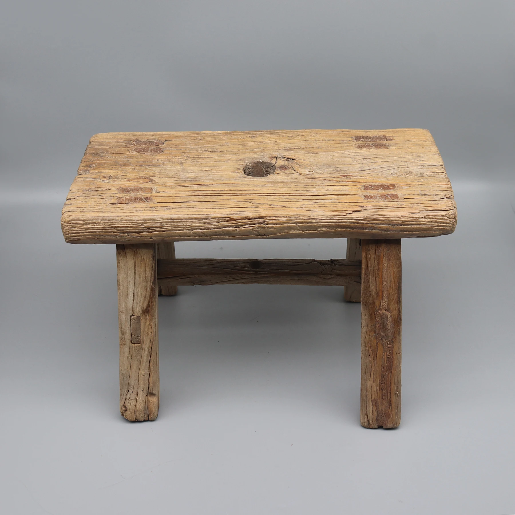 Unique Heavy Stool from Shandong, Little Functional Bathroom Bench
