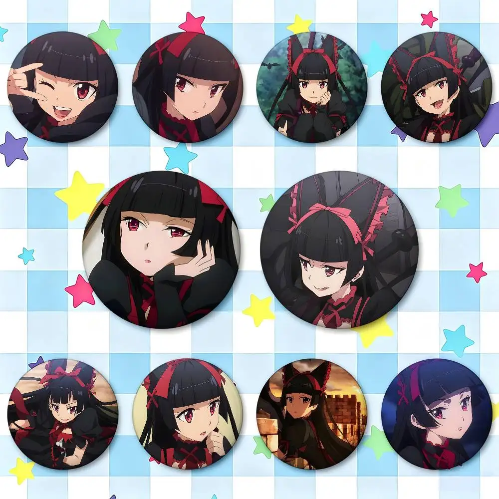 Rory Mercury Gate Badges Button Round Creative Pin Brooch Badge Bag Decor Accessories Fans Collect Friends Gifts