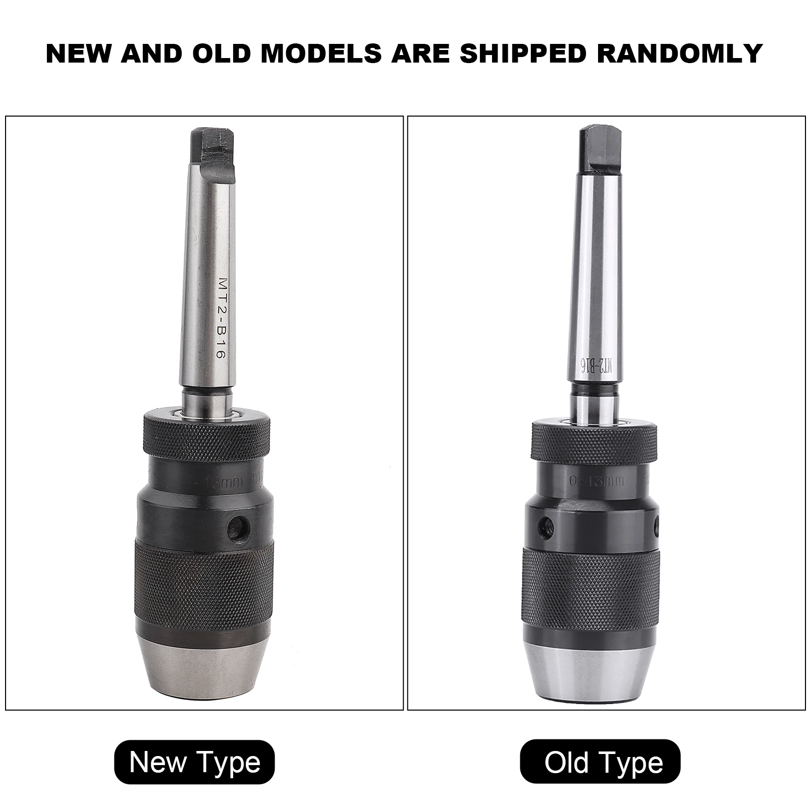 หัวจับดอกสว่านแบบไม่ใช้กุญแจ ขนาด 113 มม. 1/2 นิ้ว ทำจากเหล็ก พร้อมแกน MT2B16 จำนวน 1 ชิ้น