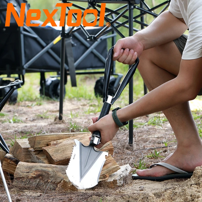 Imagem -03 - Nextool-multifuncional Ordnance pá Autodefesa ao ar Livre Dobrável Engenharia Ferramentas Graden Segurança