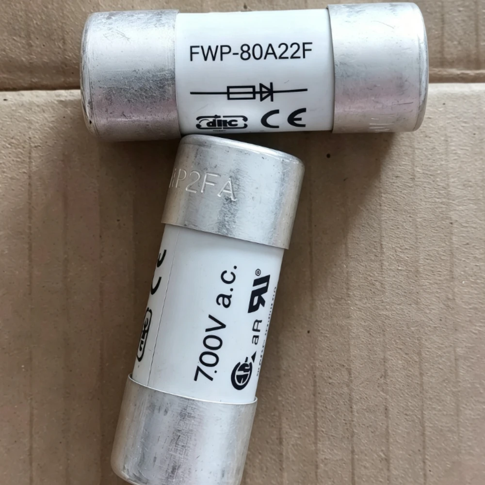 10PCS OEM FWP‑80A22F aR High Speed Semiconductor Fuse 80A 700V 22x58mm Ferrule Fuse for IGBT Protection