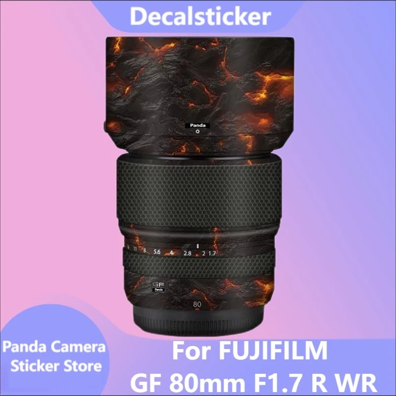 

For FUJIFILM GF 80mm F1.7 R WR Lens Sticker Protective Skin Decal Vinyl Wrap Film Anti-Scratch Protector Coat GF80