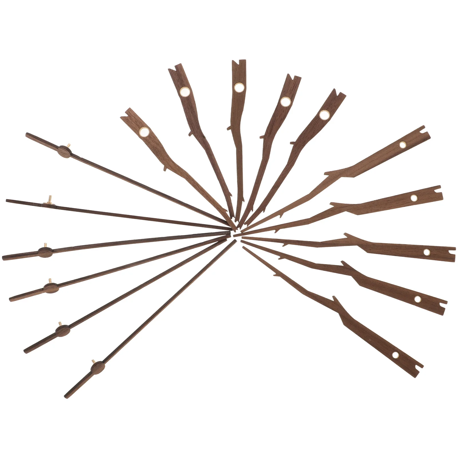 

5Sets DIY Wooden Clock Hands Replacement Wall Hanging Clock Hands Durable Practical Repair for Creative Clocks