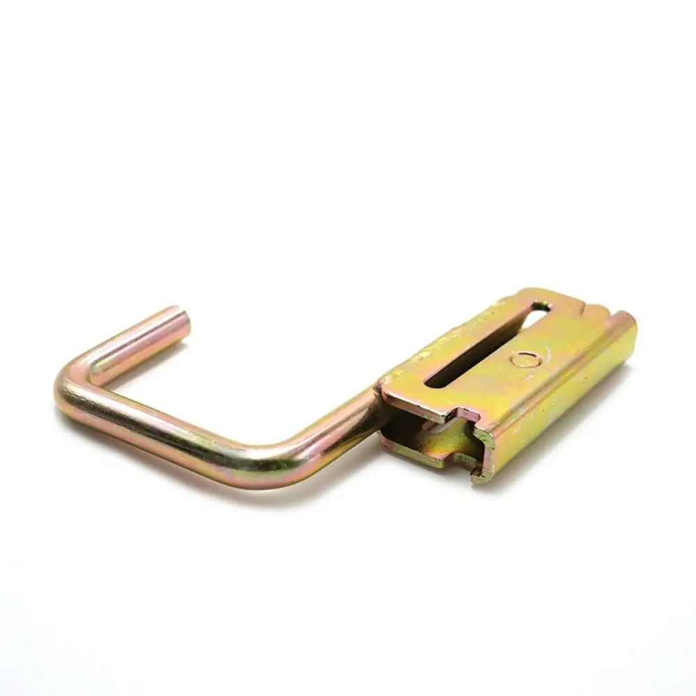 Max Load 1200 Pounds E Track Hooks Steel Heavy Duty E Track J Hook Corrosion Resistant Universal J Hook Accessories