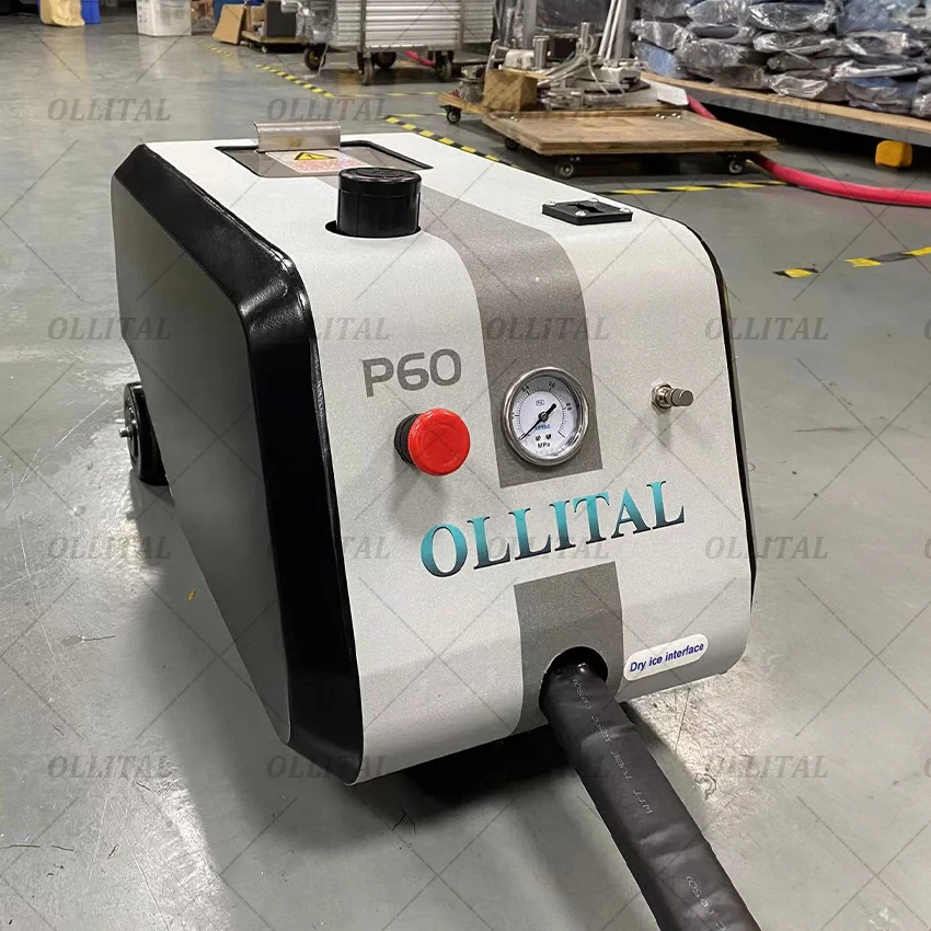 Portable Small Dry Ice Blasting Machine With Airbrush For Carbon Deposit Removal