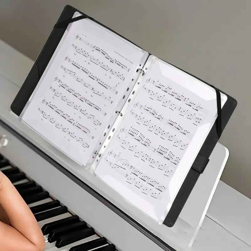Music File Organizer Notebook Binder Organizer Sheet Music Holder Concert Choral Folder Page Holder For Stage Performance Music
