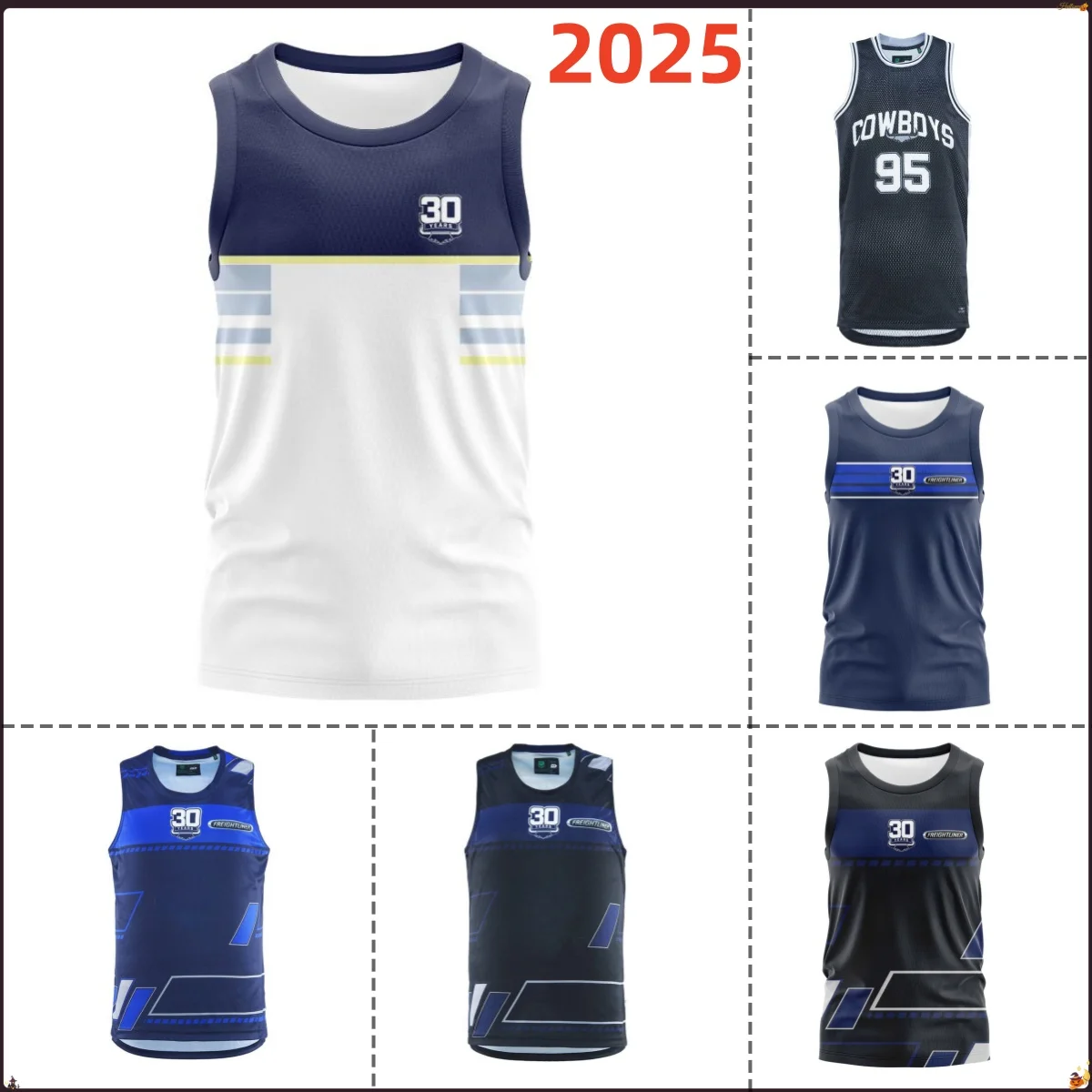 North Queensland Cowboys 2025 Home Vest / North Queensland Cowboys 2025 Black Track Shorts Sizes; S-5XL