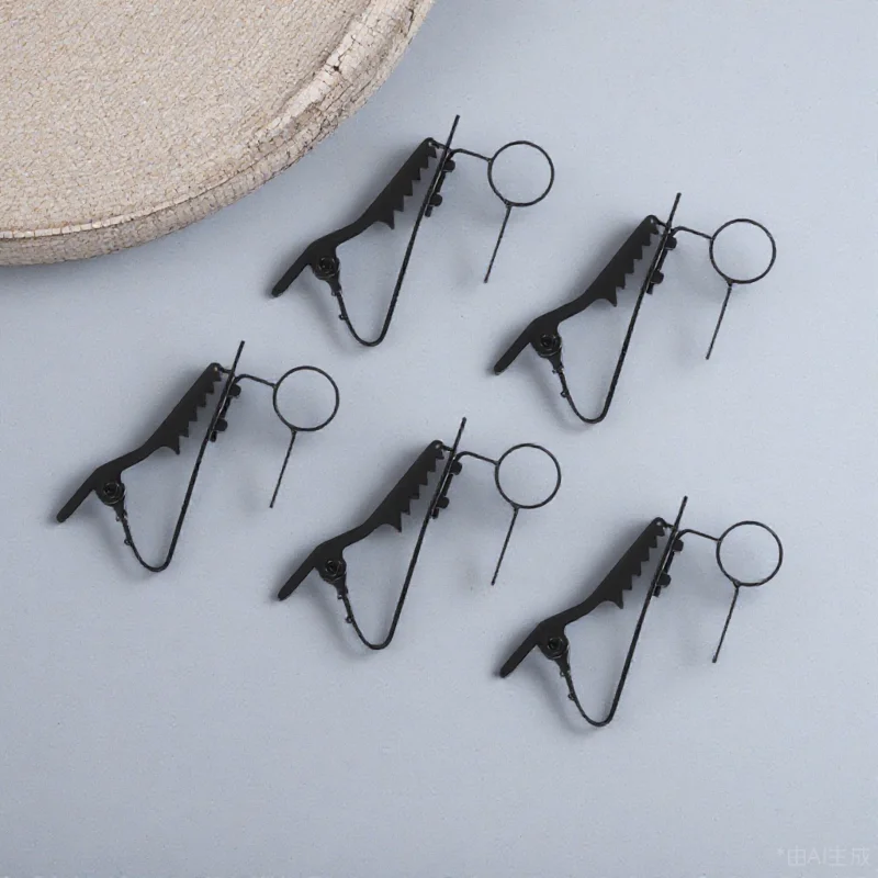 

5pcs Lavalier Microphone Clips Mic Clip On Tools Lapel Collar Mic Fixing Holder For Video Recording Live Streaming Interview
