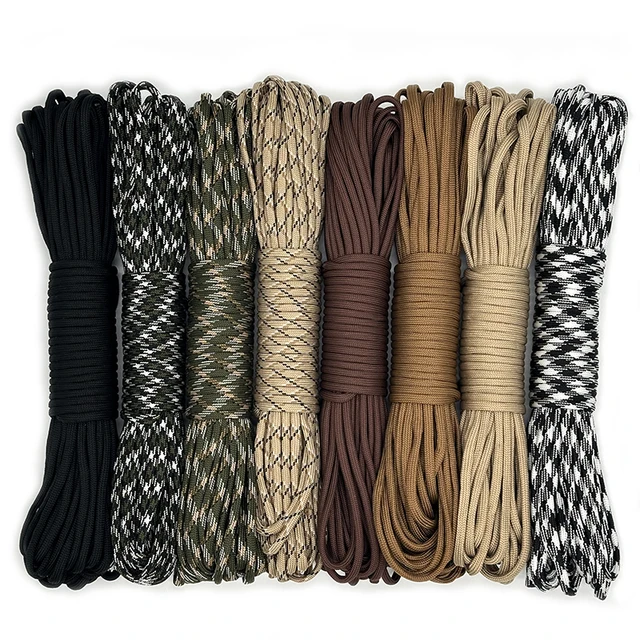 550 Paracord 7 rdzeni śr. 4mm na zewnątrz Camping Survival smycz lina spadochronowa namiot turystyczny akcesoria bransoletka