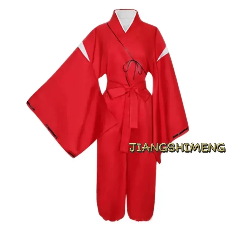 

qa156Anime Kikyo Kimono Uniform Dress Halloween Costumes Inuyasha Costume Party Cosplay