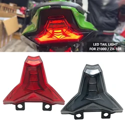 For Kawasaki Z1000 Ninja ZX-10R ZX-10RR ZX10R/RR Ninja 250 400 2014-2020 Rear Tail Light Brake Turn Signals Integrated LED Light