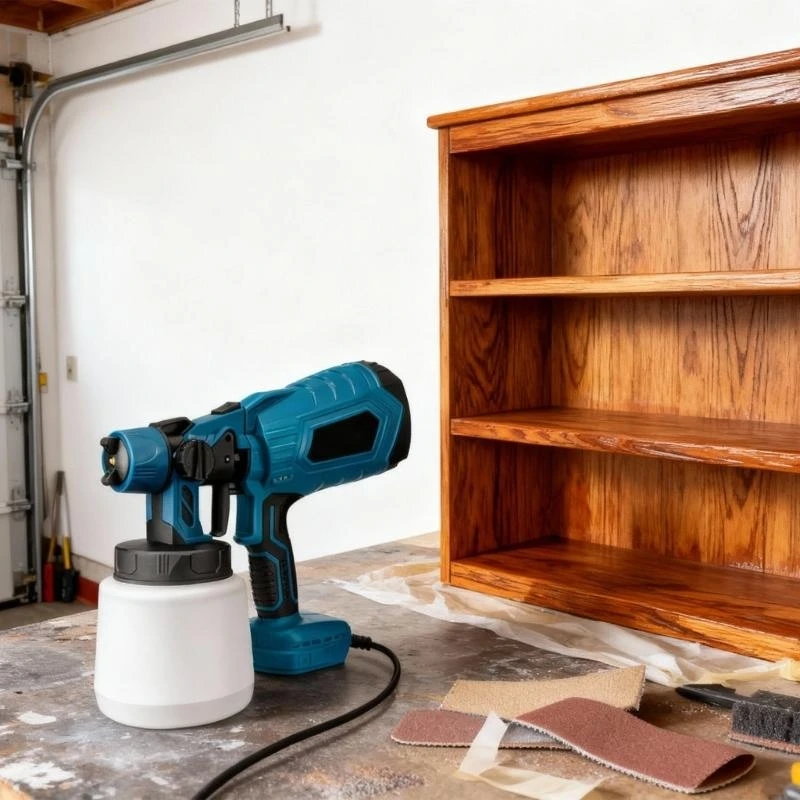 Gemakkelijk schoon te maken Airless verfspuitpistolen Hogedruksysteem voor meubelmuren en metalen oppervlakken Nauwkeurige M4YD