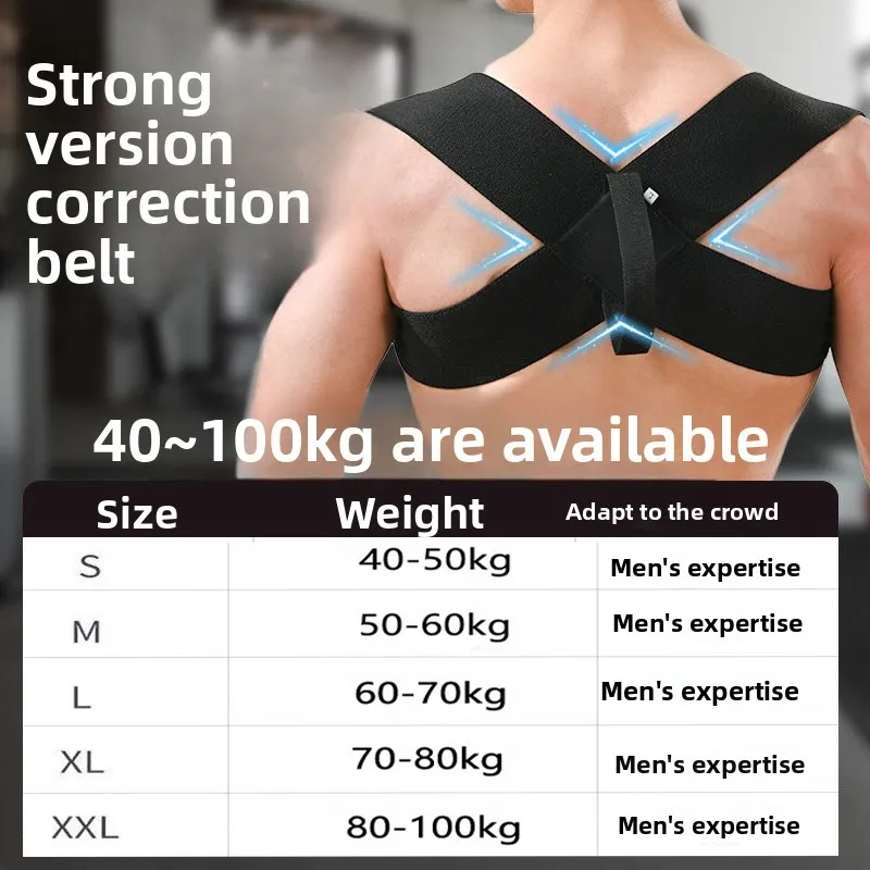 Back Posture Corrector for Men Adults Shoulder Brace Hunchback Invisible Chest Support Posture Straps Daily Use Breathable - view 6