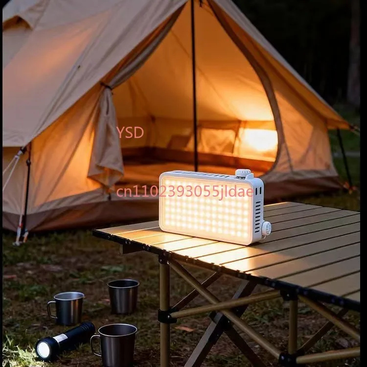 40W Portable Pocket LED Video Light, On-Camera Fill Light with Adjustable Color Temperature