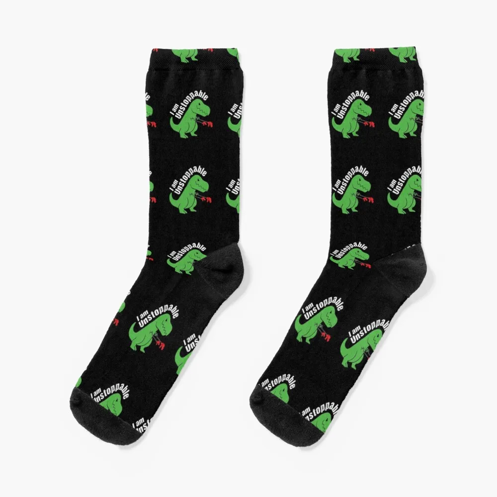 

I am unstoppable T-rex/dinososaurs lover/ ChristmasAnd Birthday Socks Thick Socks