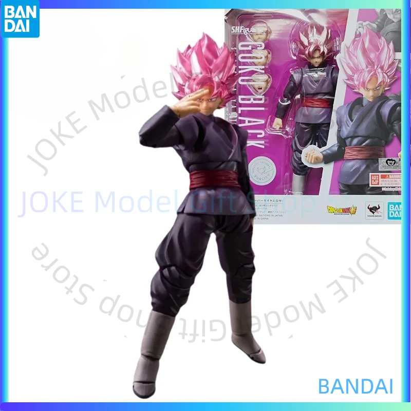 

In Stock Bandai Goku Black Super Saiyan Rose S.H.Figuarts Dragon Ball Super Anime Figure Action Model Collectible Toy Gift