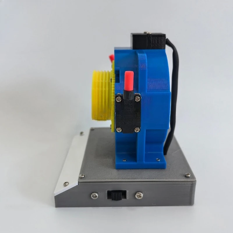 Elevator traction machine model 3D printing teaching simulation Elevator model Children's toys Small traction machine view 5