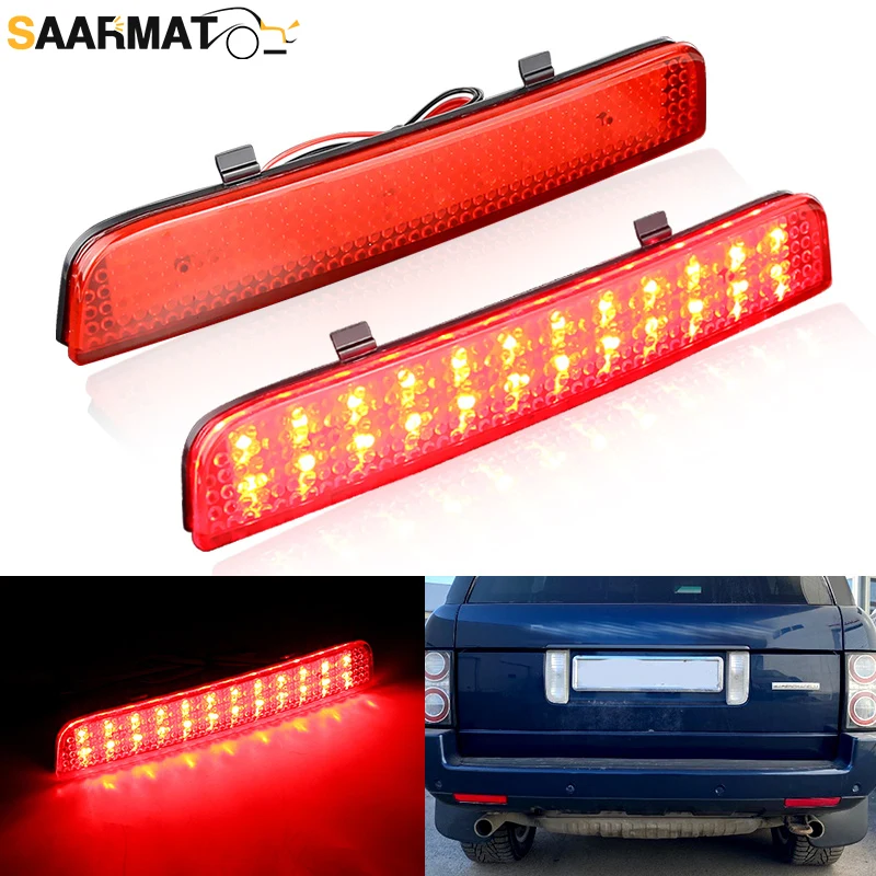 

2pcs LED Rear Bumper Reflector Light for Land Rover Range Rover L322 Freelander LR2 LR006348 LR006349 Car Tail Stop Brake Lamp