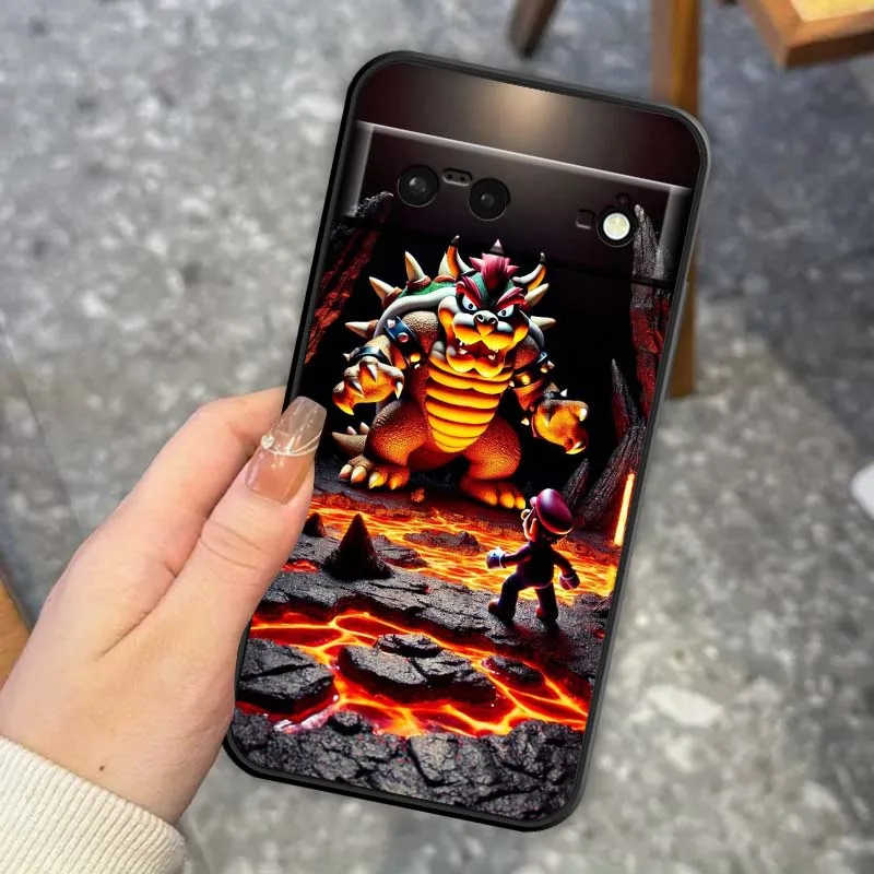 حافظة لهاتف جوجل بيكسل 9a 9 8A 8 7 7A 6 6A Pro XL 2024 5G غطاء سيليكون ناعم من مادة البولي يوريثان الحراري من M-Mario #5