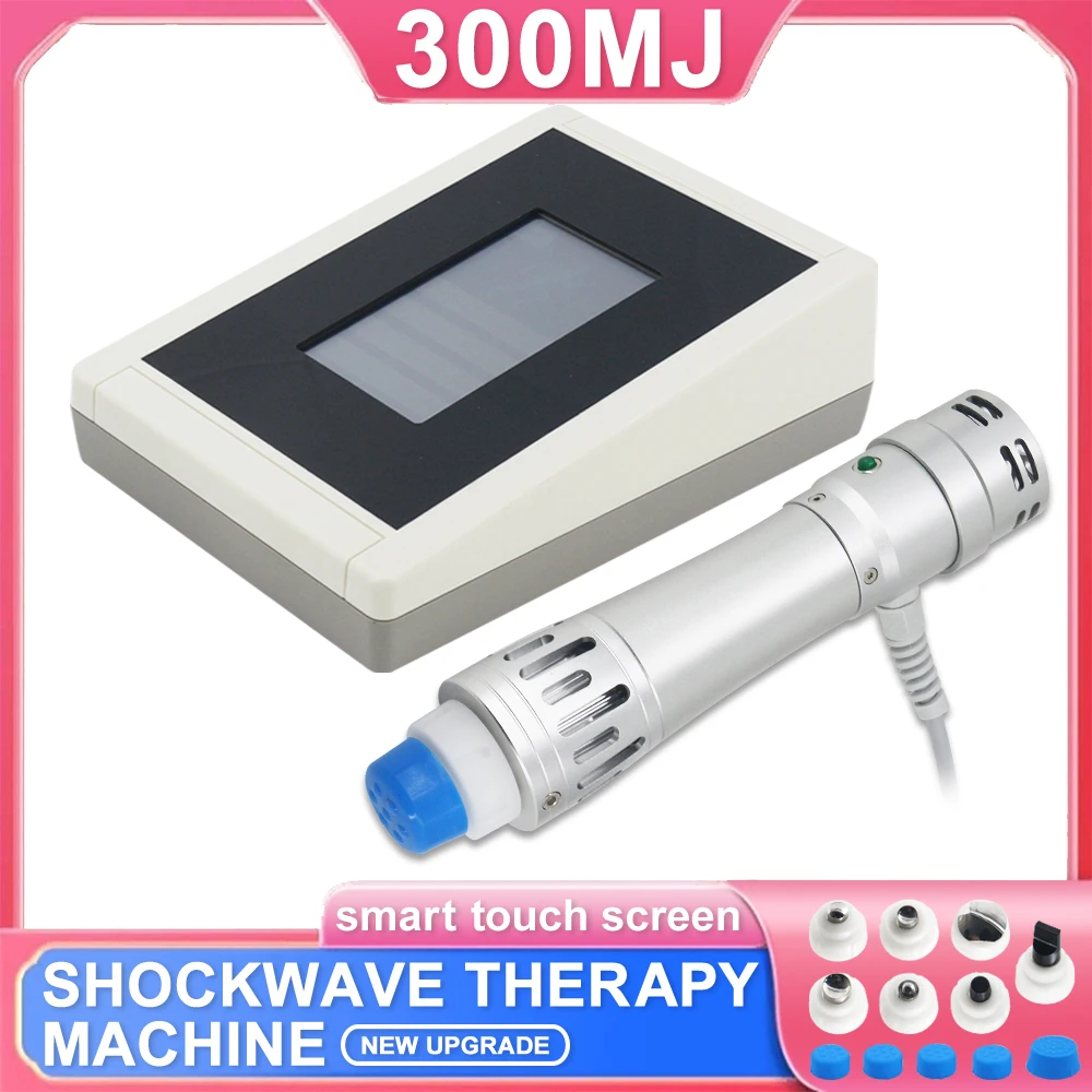 

Portable Shockwave Therapy Machine 300MJ Professional Shock Wave Massager Effective ED Treatment Relief Pain Massager